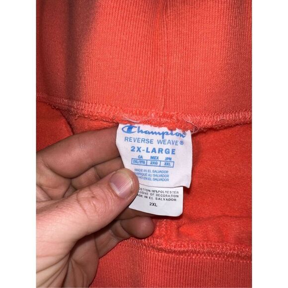 Champion Reverse Weave Red Sweatpants Size 2XL - Picture 3 of 3